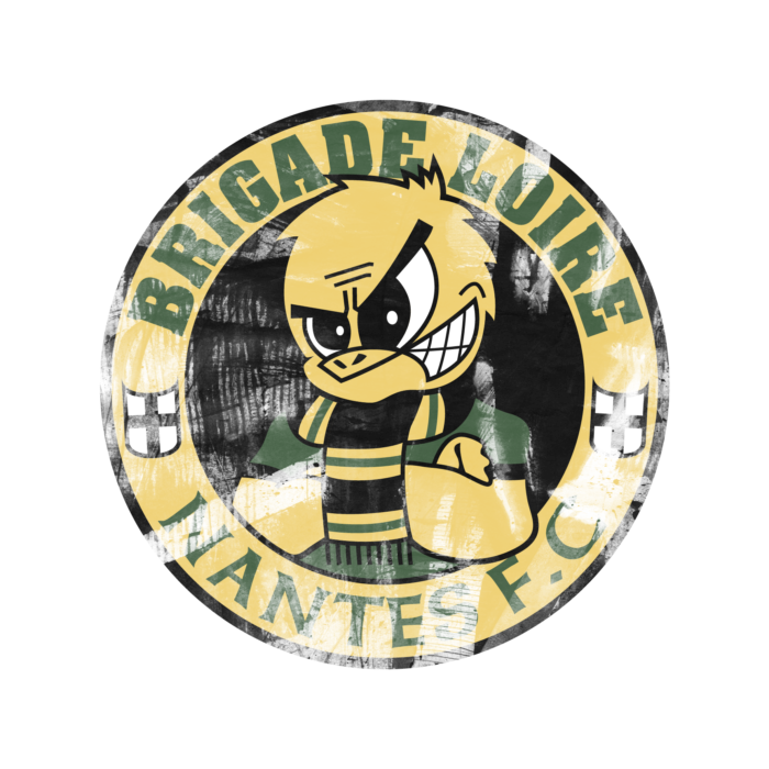 Autocollant Brigade Loire - FC Nantes - Multicolore - Neuf - Supporter